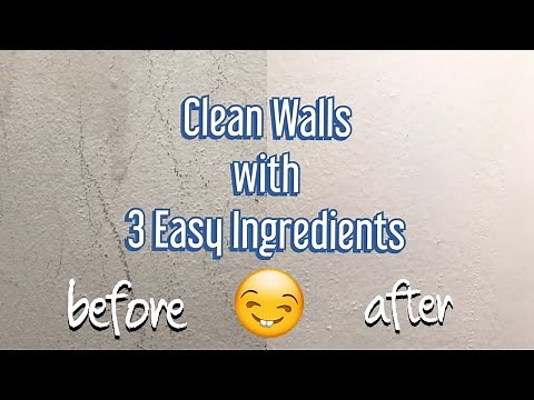 Wall cleaning | DIY Wall Cleaner | Water, Vinegar & Dish Soap Cleaning Solution