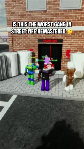GAME - STREET LIFE REMASTERED #streetliferemastered #roblox #fyp worst gang in street life remastered is phantom, rpg street life, lost 2 rpgs btw😄