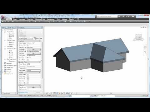 REVIT - Roof Basics 03 Intersect by Footprint - CADclips