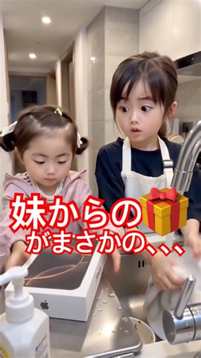 妹からのプレゼントがまさかの､､､🧒🏻👧🏻#AI #エフェクト #shorts