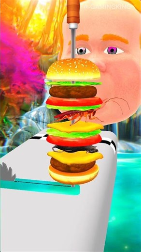 99% OF PEOPLE FAIL THIS XXL BURGER! 🍔😱 #shorts