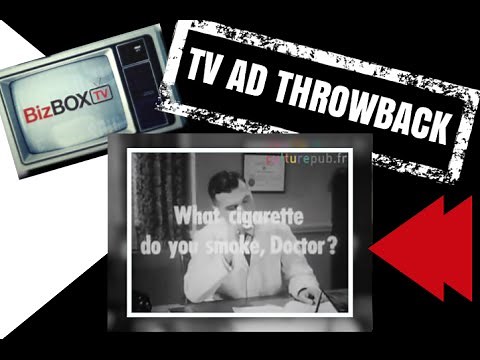 Old Ad: More Doctors Smoke Camels! Cigarette Tobacco Commercial 1960 1970 TV Television - BizBOXTV