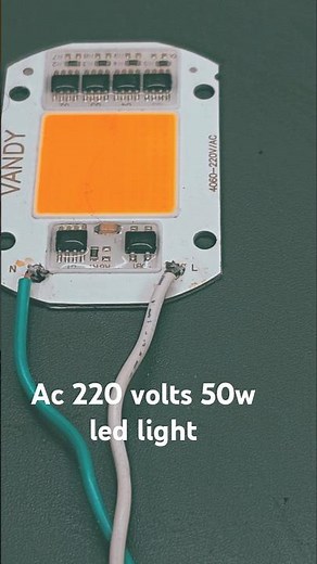 how to make AC 220v 50W led light