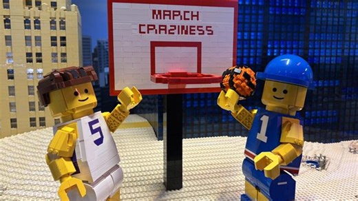 Check out this Lego model of the T-Mobile Center in KC