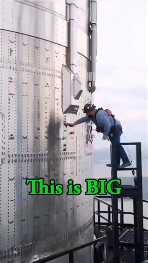 Curious Kid on Instagram: "🚀 This Starship video is everywhere and it's real. At nearly 120 meters (394 ft) tall, SpaceX's Starship is the largest rocket ever built, and the person standing next to it isn't an illusion or Al trick. It's there to show scale - and that scale is so extreme it genuinely breaks our sense of perspective. Shot at SpaceX's Starbase in Texas, the footage shows the full Starship and Super Heavy stack, captured with wide-angle lenses that make the height feel almost unrea