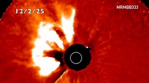 HIGH-VELOCITY CME ERUPTION — THE FIRST OF MORE? The first of possibly several more… A close-up view of the high-speed CME launched with the X2 solar flare — moving at nearly 4 million mph. That’s FAST. Watching this one closely. #MrMBB333 #CME #SolarFlare #SpaceWeather | Mrmbb333