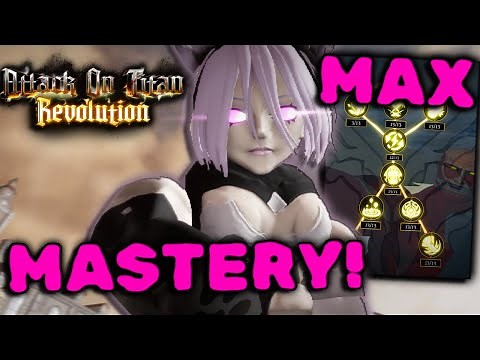 AOT Revolution BEST TITAN MASTERY FARM METHOD! (MAX STATS!)