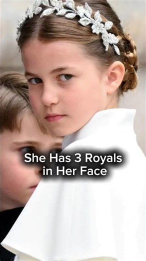 Princess Charlotte has 3 Royals in Her Face 👑 #history #royal