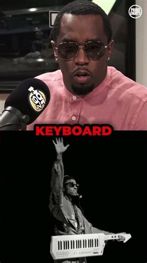Diddy's First Gig: Holding Teddy Riley's Keyboard #shorts