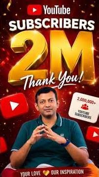 2 Million Subscribers! Thank You for Supporting Evidence-Based Health Education | Dr. Arunkumar