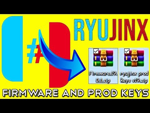 Ryujinx Firmware and Prod Keys Setup