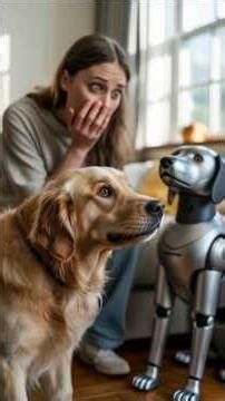 We Tried a Robot Dog... Our Real Dog's Reaction 😭 #shorts #funnydog #robot
