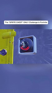 The *SPRITE CHEST* ONLY Challenge in Fortnite Part 1 #fortnite #tomatofortnite