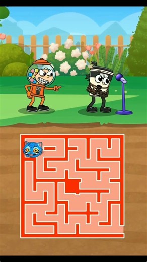 NEW Maze Multi Voice Challenge | Choose study or games |x #shorts #sprunki