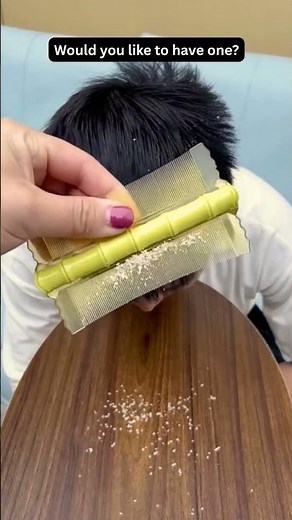 🔔Double-Sided Lice Comb | Fine Tooth, Reusable & Thick Hair Friendly #3383 ‪@sovorsgadget‬