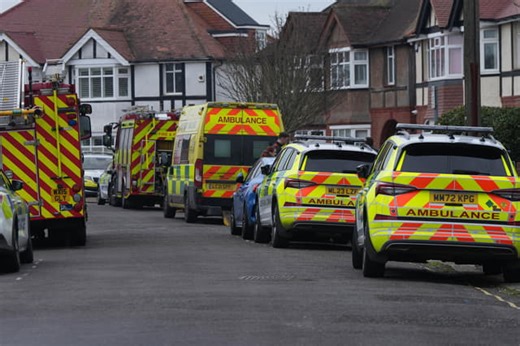 Fire engines and ambulances join response to Worthing incident as more than a dozen emergency vehicles spotted