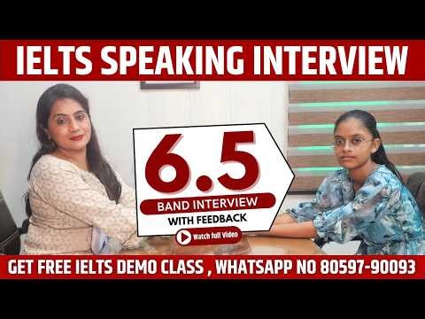 Real IELTS Speaking Interview | Band 6.5 Candidate Performance