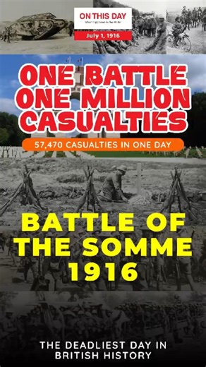 Battle of the Somme 1916 | The Deadliest Day in British Military History