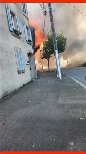 Major fire in Étain in the Meuse