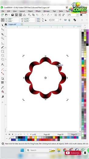 Design Like A Pro Part-5 #designwithcorelhindi #coreldraw