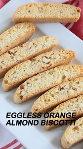 Orange Almond Biscotti without Eggs