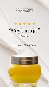 Experience our best-selling Immortelle Divine Cream! ✨Targets 7 signs of aging, including age spots, with Immortelle Super Extract, a natural alternative to retinol. | L'OCCITANE en Provence