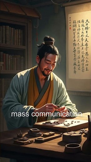 Invention of Movable Type Printing by Bi Sheng