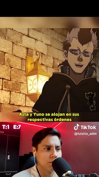 PARTE 1 - Asta tiene se emociona por su primera habitación para el solo 💥 #asta #torosnegros #blackclover #videoreaccion #yuno