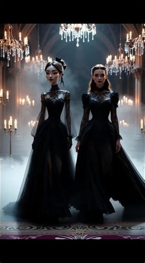 “Corpse Bride Characters Meet Their Real-Life Versions 💀✨ | Gothic Ramp Walk Show |AI Fashion