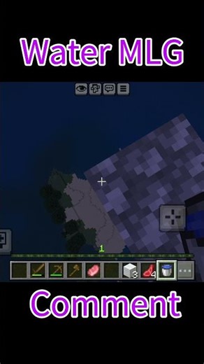 MY FIRST WATER MLG IN MINECRAFT SERVER #minecraft