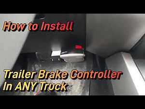 How to Install a Trailer Brake Controller on ANY Vehicle