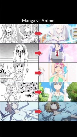 The "Glow Up" (Engaging)Manga panels or Anime frames?