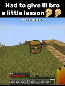 Did I overreact? 🫣🗿🧨 #minecraft