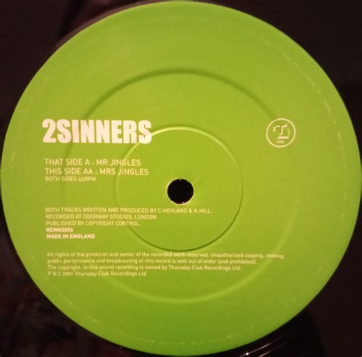 2 Sinners - Mr Jingles / Mrs Jingles