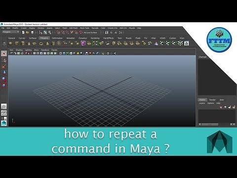 how to repeat a command in Maya ?