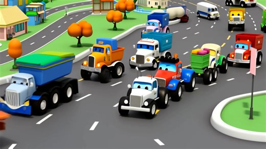 Animated Car Video – Smooth 3D Cartoon Car Animation