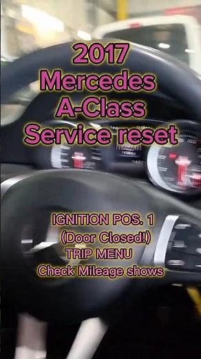 2012 - 2018 Mercedes A-Class 🚗 Service Reset 🔧 (A180, A200, A220, A250, A45)