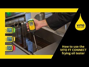 How to use the VITO FT CONNECT frying oil tester