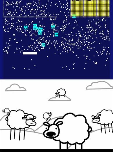 Beep beep ım a sheep 🐏 please support meeeeeeee 🤗#asmr #sprunki #sheep #brickbreaker #animation #fyp #funny