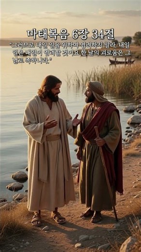 마태복음 6장 34절 #찬양 #복음성가 #찬송가 #CCM #성경 #하나님 #교회 #전도 #부흥 #말씀 #말씀묵상
