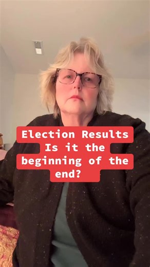 Suzie Wilson on Instagram: "Is this the beginning of the end? #electionresults #bluewave #Trump #Maga #fyp"