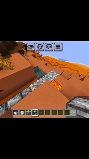 Minecraft automatic bridging hack #minecraft #shorts