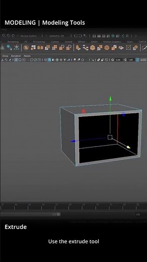 02. Maya- Modelling Tool: Extrude