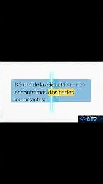 la Estructura Básica de HTML5 en 60 segundos! #aprendeprogramacion #cod #programacion #htmltutorial