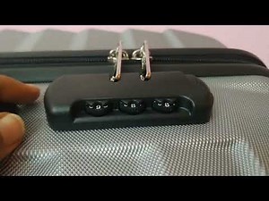 How to unlock Trolley bag Number lock in 10 sec in tamil