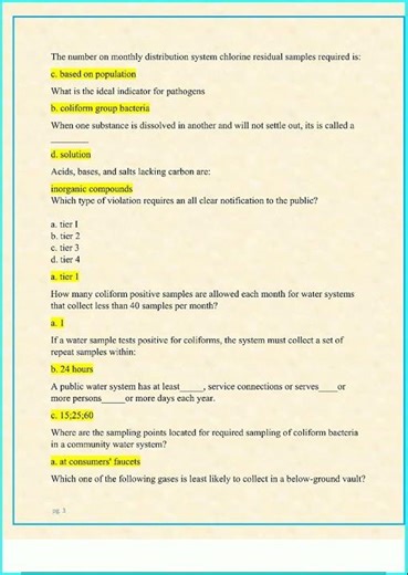 WASTEWATER GRADE 1 TEST 2025 WITH 300 PRACTICE QUESTIONS AND CORRECT ANSWERS WASTEWATER TREATMENT OP