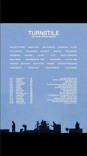 THE NEVER ENOUGH TOUR PT. 2