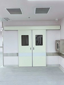 [Hot Item] Operating Room Sliding Hospital Doors Sound-Proof Automatic Door Hermetic Sliding Door with Foot Pedal Switch for Surgery ICU