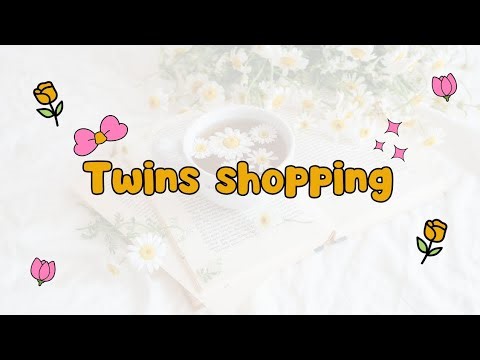 First time shopping for the twins