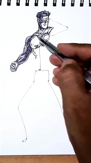 4K views · 85 reactions | Speed Drawing Cyclops #anime #xmen #drawing #marvel #cyclops #stickman | Art Tzero | Facebook